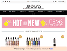 Tablet Screenshot of jbeves.com